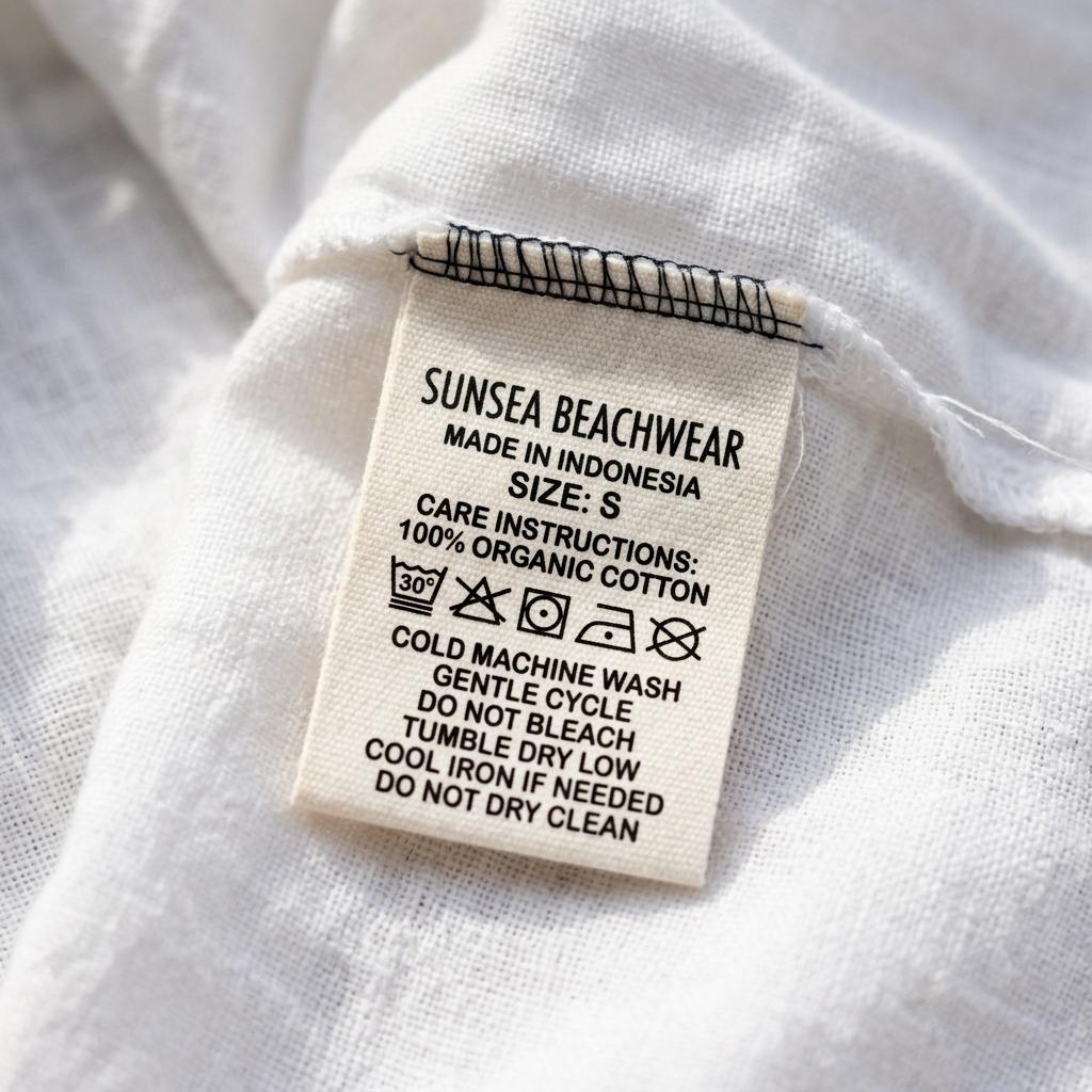 Etiquetas textiles ropa uniformes resistentes lavado - Etiquetas Vime León